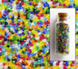 Transparent Rainbow Mixed Size 11-0 Seed Beads